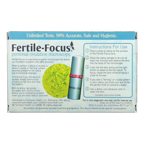 Fairhaven Health, Fertile-Focus, 1 Personal Ovulation Microscope