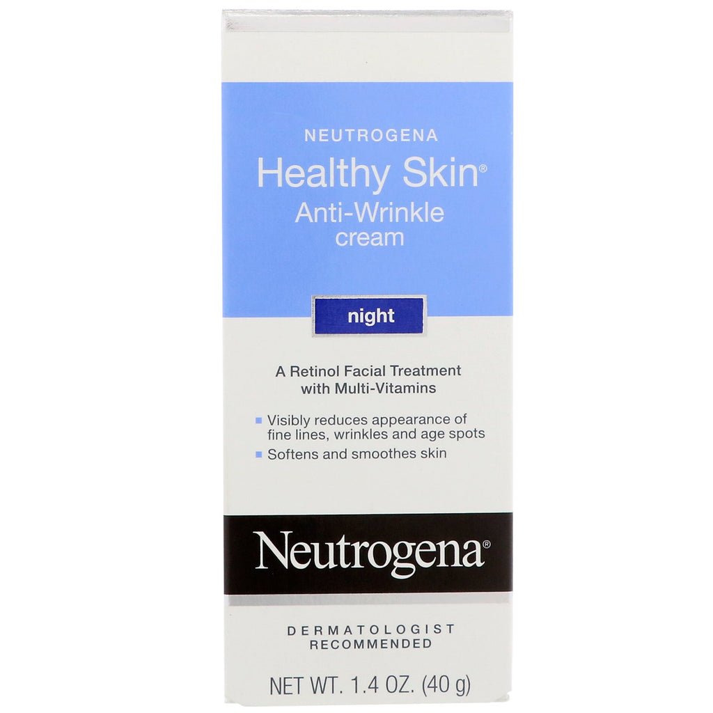 Neutrogena, Healthy Skin, Anti-Wrinkle Cream, Night, 1.4 oz (40 g)