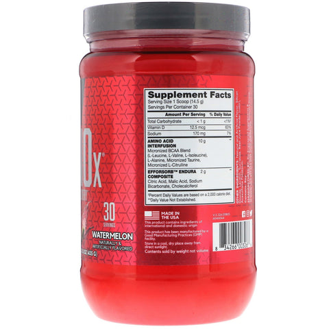 BSN, AminoX, Resistencia y recuperación, Sandía, 15,3 oz (435 g)