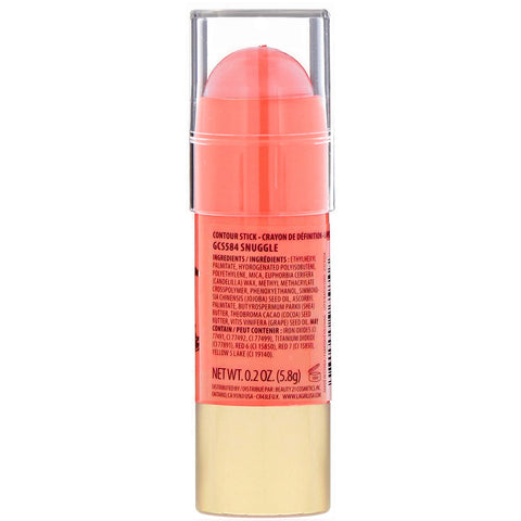 L.A. Girl, Velvet Blush Contour Stick, Snuggle, 0.2 oz (5.8 g)