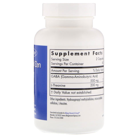 Allergy Research Group, Zen, 200 mg, 120 Vegetarian Capsules