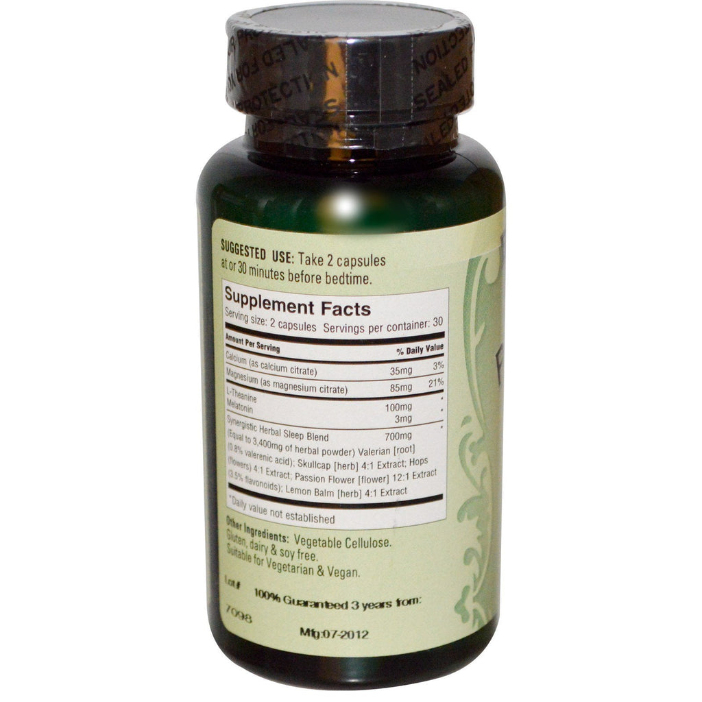Earth's Bounty, Sleep Perfect, 60 vegetariske kapsler