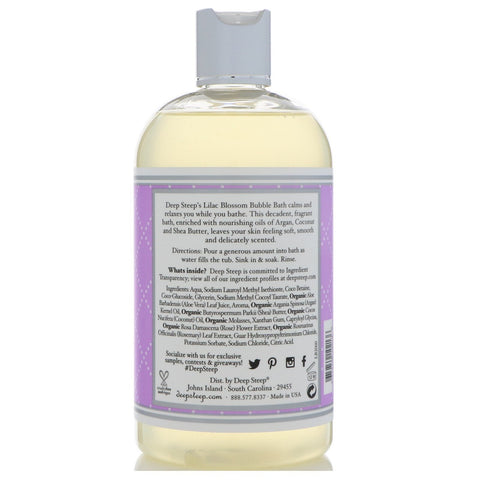 Deep Steep, Bubble Bath, Lilac Blossom, 17 fl oz (503 ml)