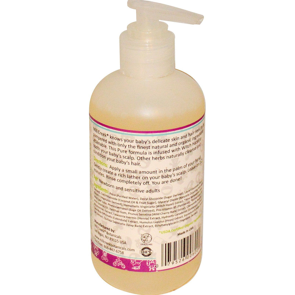 Mill Creek Botanicals, Baby Conditioning Shampoo, Extra Clean, 8,5 fl oz (255 ml)