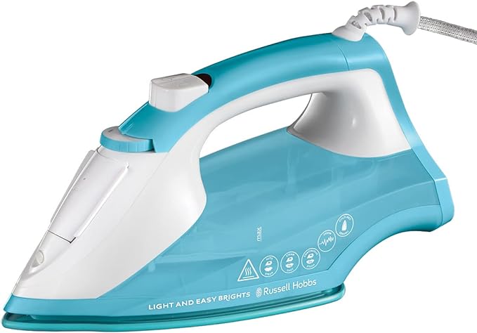 Russell Hobbs Iron | 2400w | Light & Easy Bright | 35g/m | Aqua