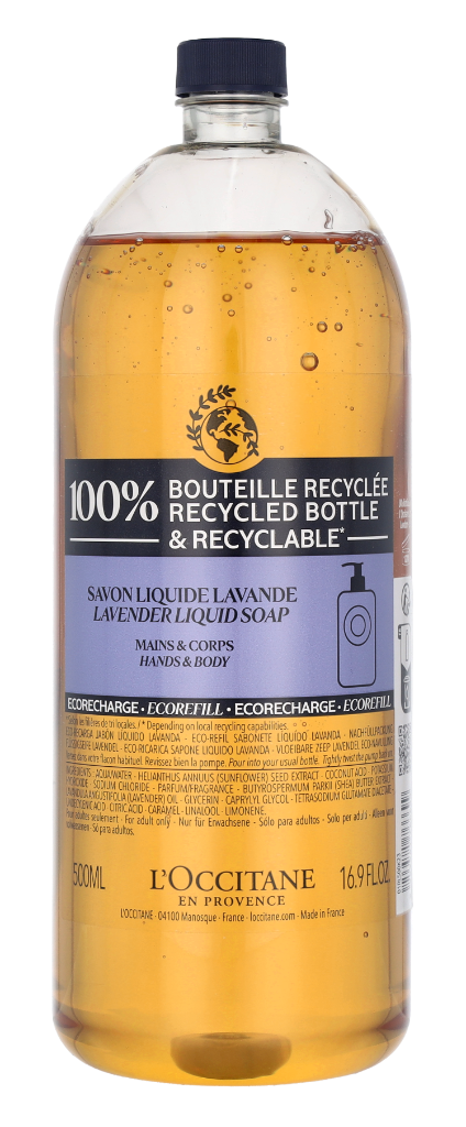 L'Occitane Shea Butter Liquid Hands & Body Soap Lavender 500 ml