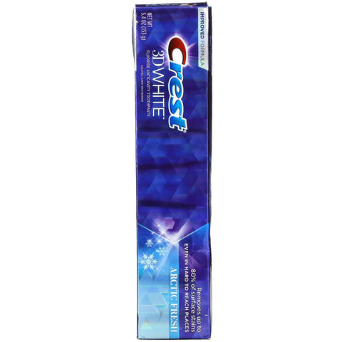 Crest, 3D White, Fluoride Anticavity Toothpaste, Artic Fresh, 5.4 oz (153 g)