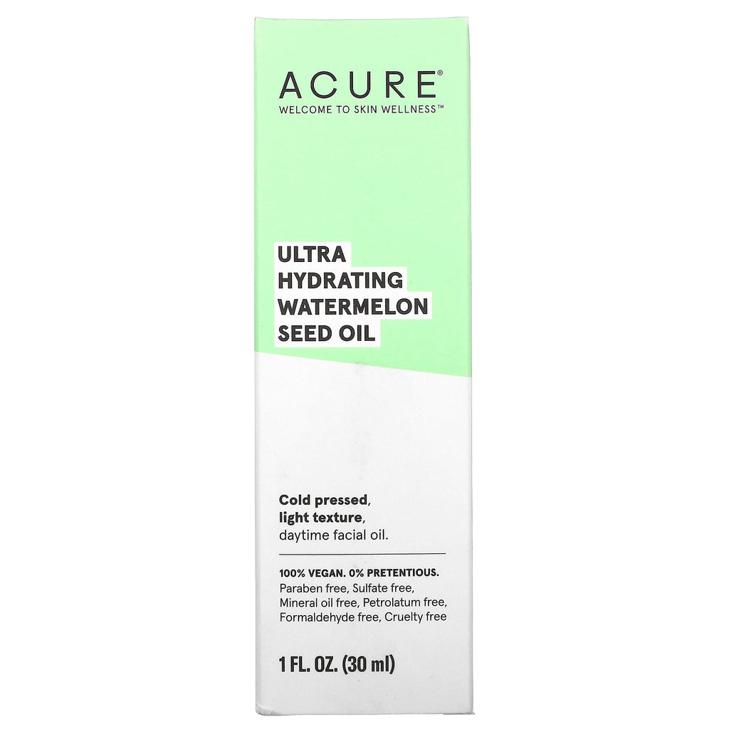 Acure, Ultra Hydrating, Watermelon Seed Oil, 1 fl oz (30 ml)