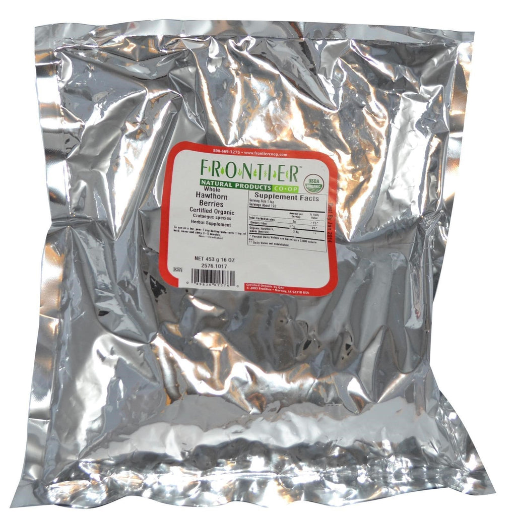 Frontier Natural Products, hele tjørnbær, 16 oz (453 g)