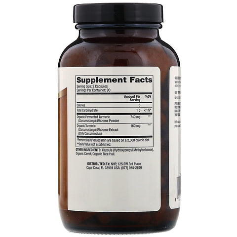 Dr. Mercola, Fermented Turmeric, 180 Capsules