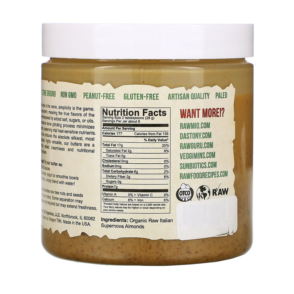 Dastony, mandelsmør, 8 oz (227 g)