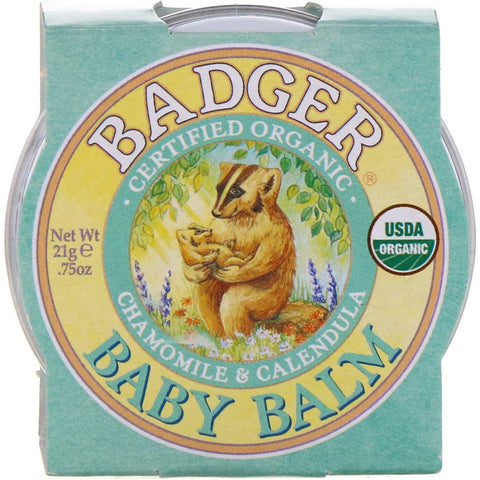 Badger Company, Baby Balm, Chamomile & Calendula, .75 oz (21 g)