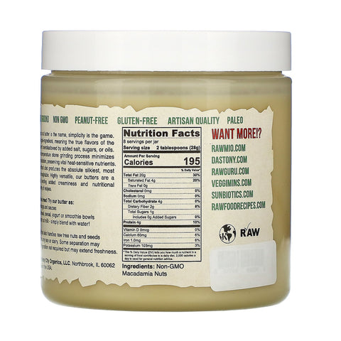 Dastony, Macadamia Nut Butter, 8 oz (227 g)