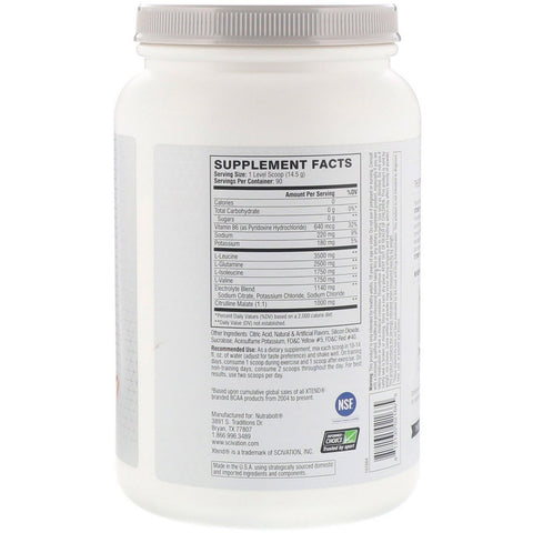 Xtend, The Original 7G BCAA, naranja sanguina italiana, 2,88 lb (1,31 kg)