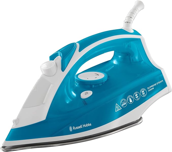 Russell Hobbs Iron | Supreme Steam | 2400w | Aqua & White