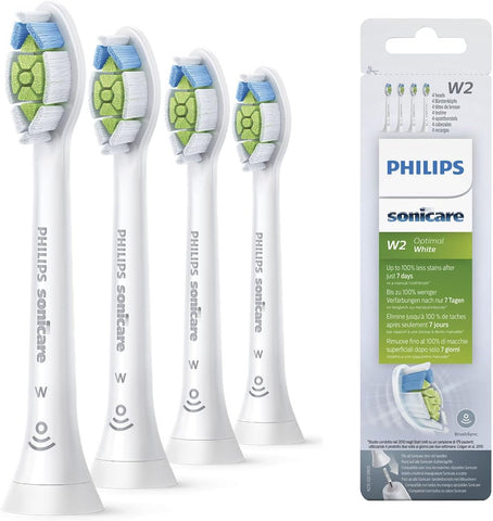 Philips Sonicare Brush Head | 4 Heads | W2 Optimal White