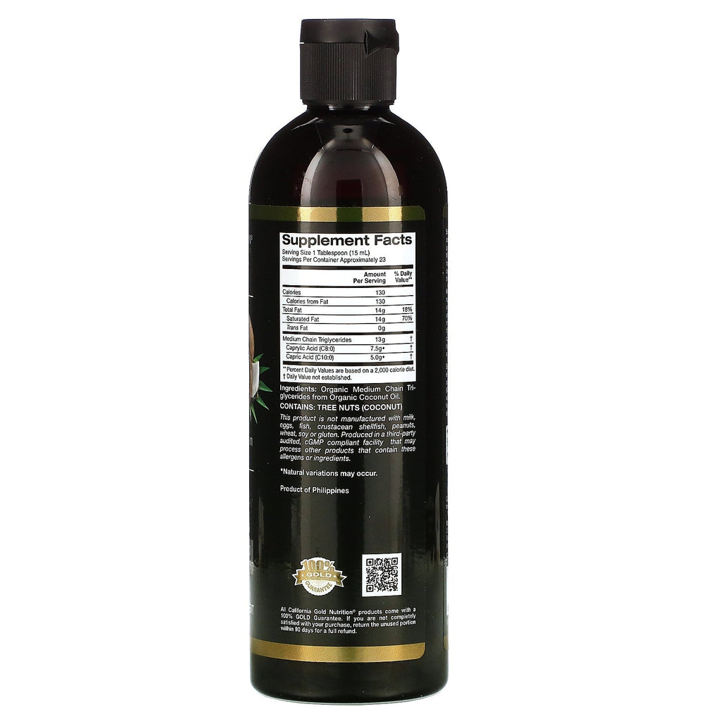 California Gold Nutrition,  MCT Oil, 12 fl oz (355 ml)