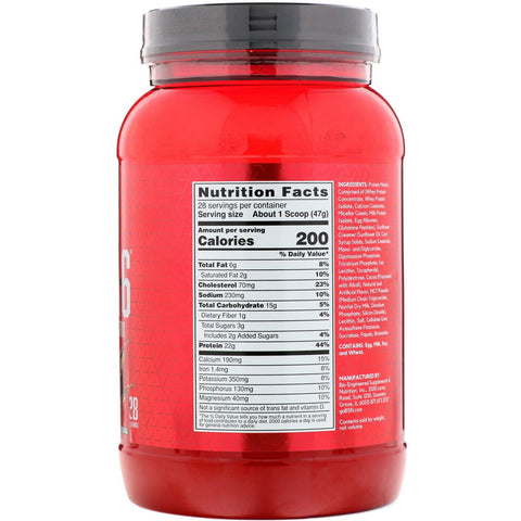 BSN, Syntha-6, Ultra Premium Protein Matrix, Chocolate Milkshake, 2.91 lbs (1.32 kg)