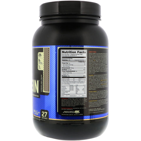 Optimum Nutrition, Gold Standard 100% Casein, Cookies and Cream, 2 lbs (909 g)