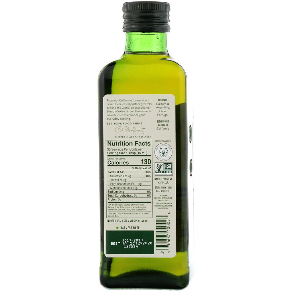 California Olive Ranch, frisk California Extra Virgin Olivenolie, 16,9 fl oz (500 ml)