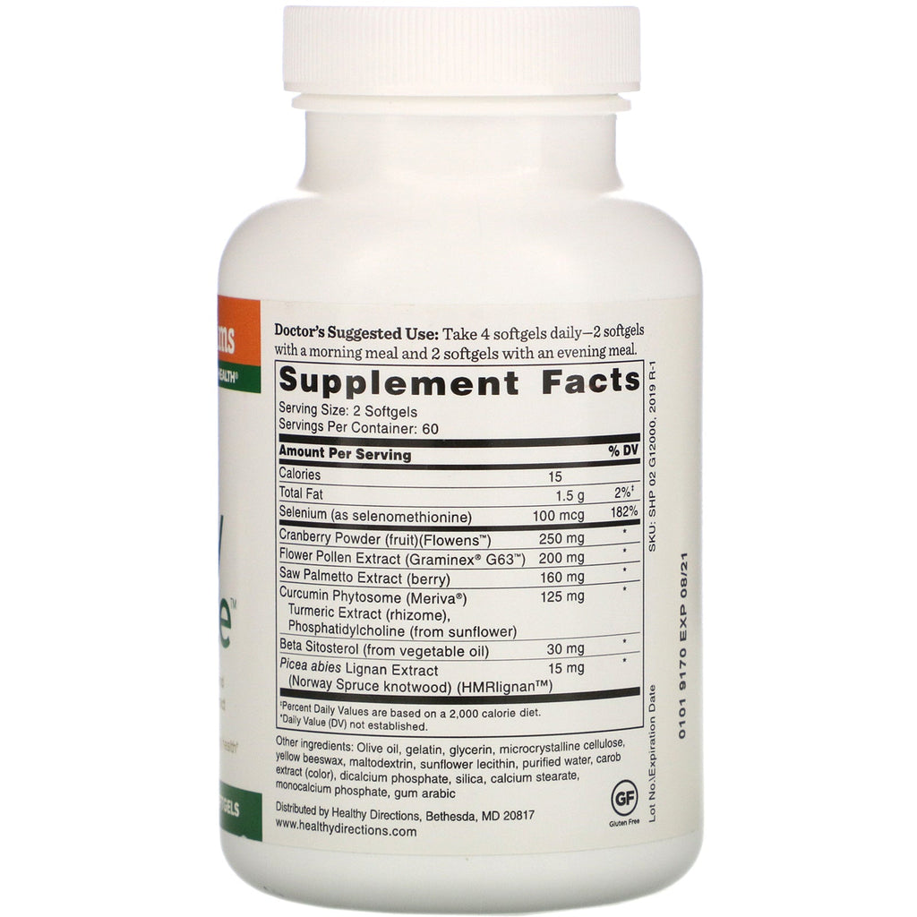 Dr. Williams, Super sund prostata, 120 Softgels