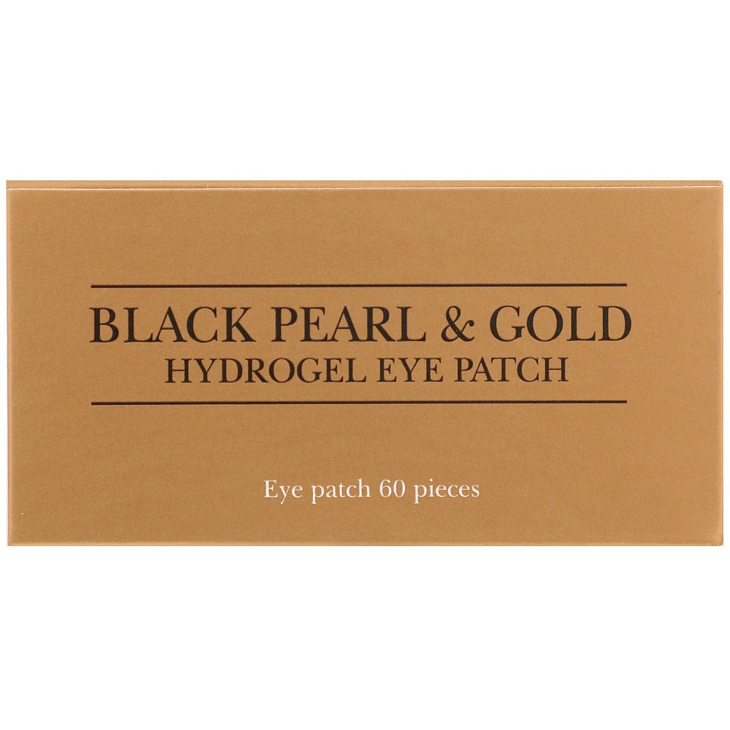 Petitfee, Black Pearl &amp; Gold Hydrogel øjenplaster, 60 plastre