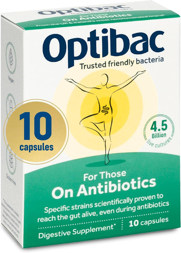 Optibac Probiotics For Those on Antibiotics 10 capsule