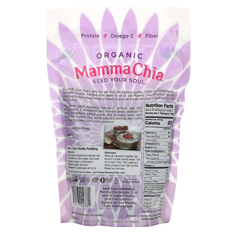 Mamma Chia, Organic Chia Seed, 12 oz (340 g)