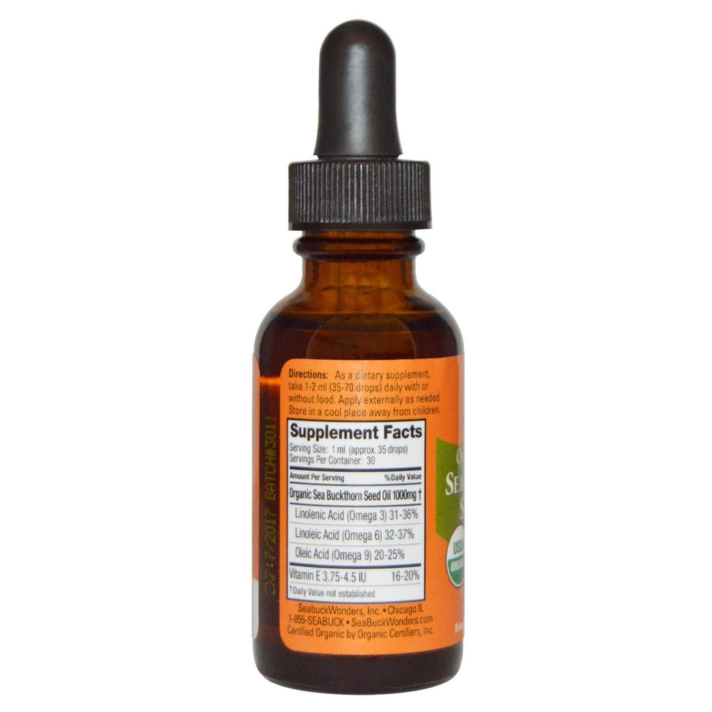 SeaBuckWonders,  Himalayan Sea Buckthorn Seed Oil, 1 oz (30 ml)