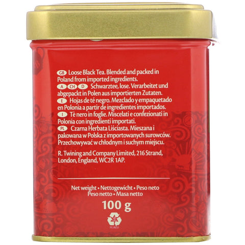 Twinings, Classics, English Breakfast Loose Tea, 3.53 oz (100 g)