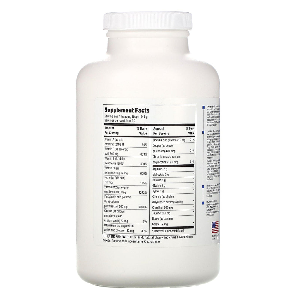 Life Enhancement, InnerPower con xilitol, cereza y cítricos, 581 g