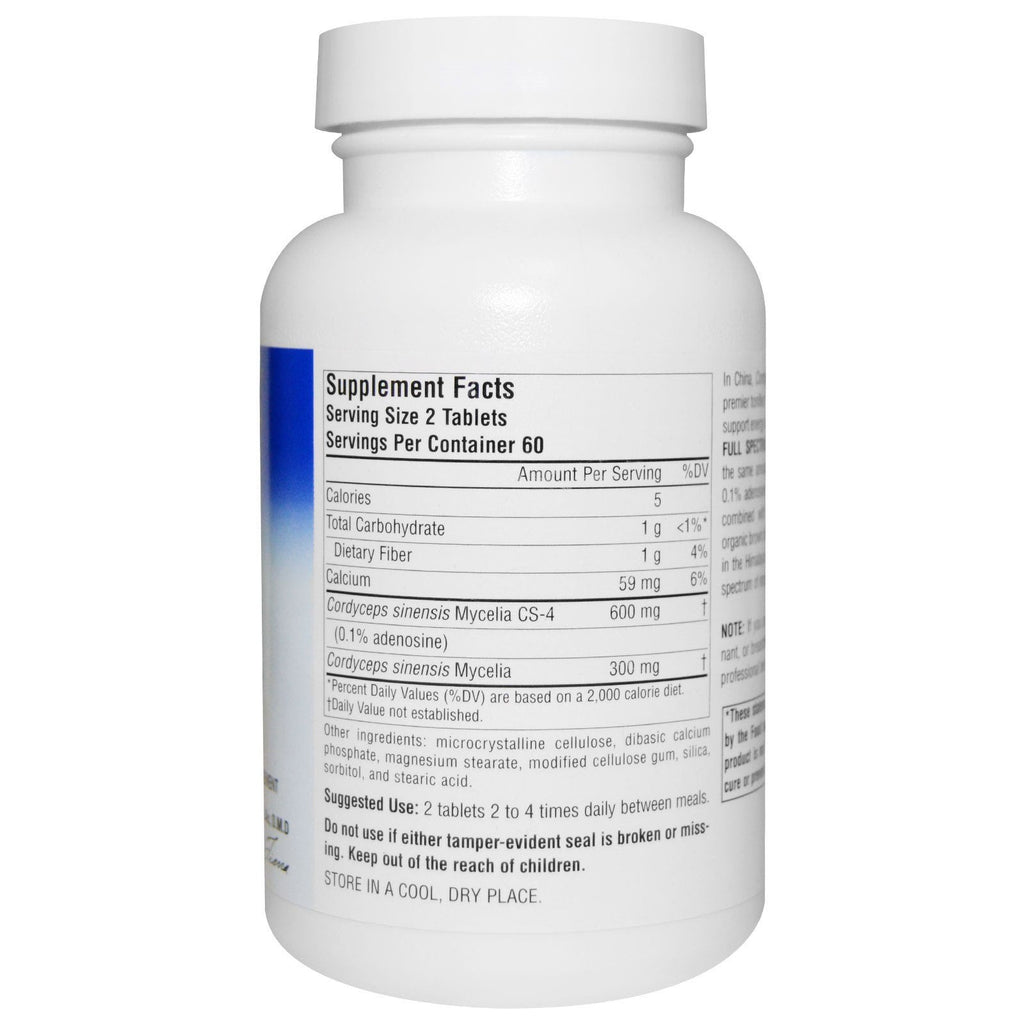 Planetariske urter, Cordyceps 450, fuldt spektrum, 450 mg, 120 tabletter