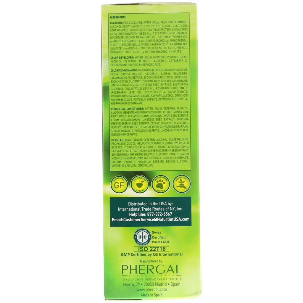 Naturtint, permanent hårfarve, 5G lys gylden kastanje, 5,6 fl oz (165 ml)