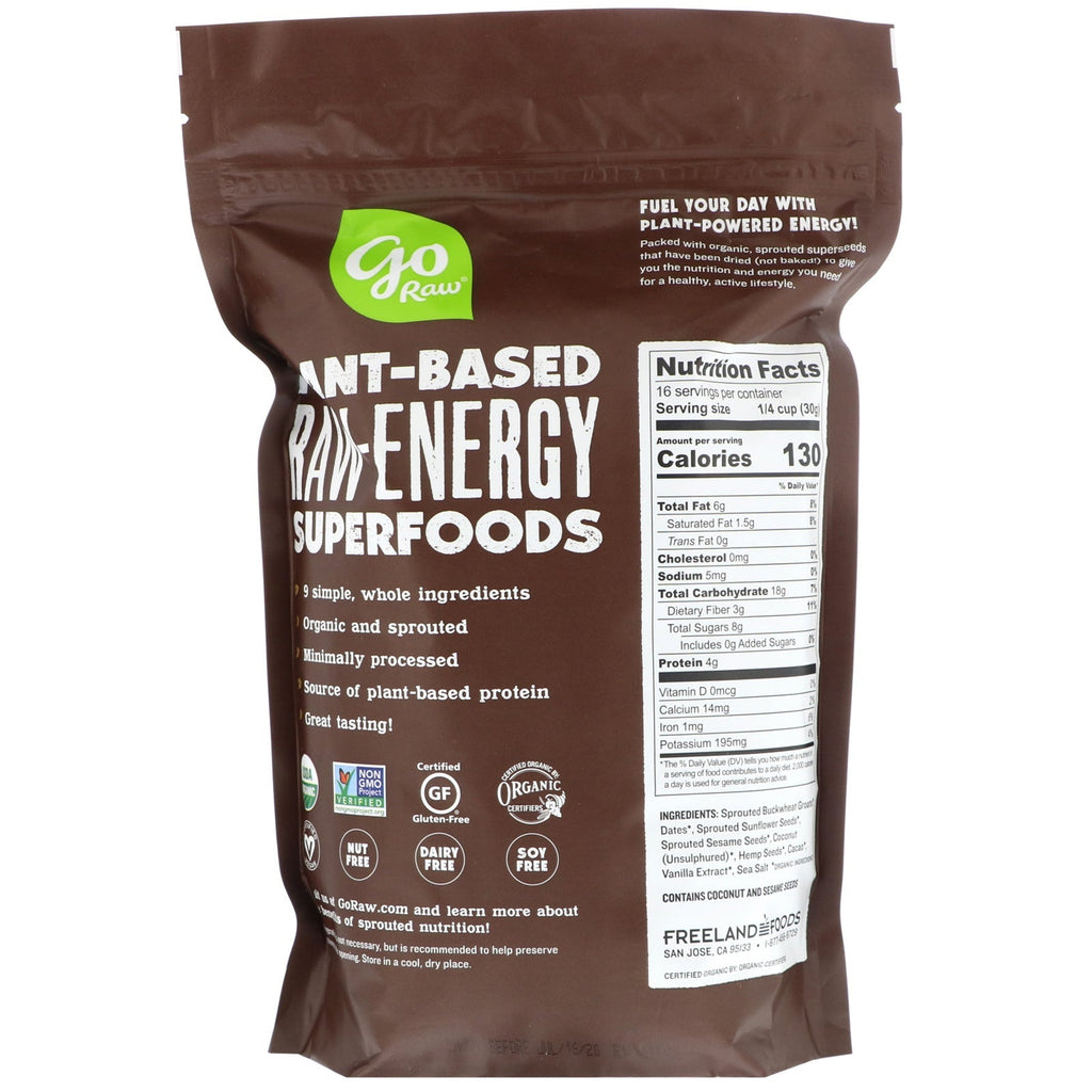 Go Raw, spiret granola, Coco Crunch, 16 oz (454 g)