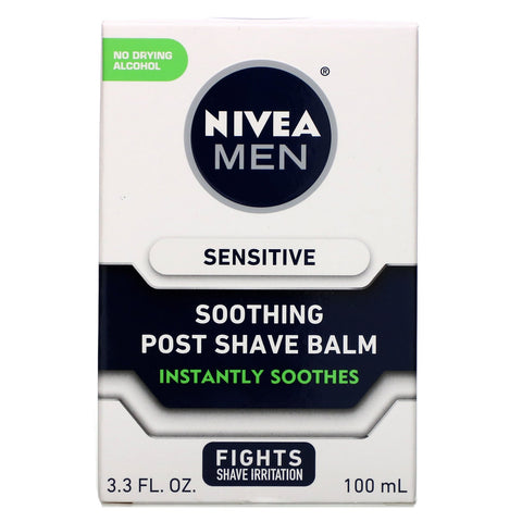 Nivea, Soothing Post Shave Balm for Men, Sensitive, 3.3 fl oz (100 ml)