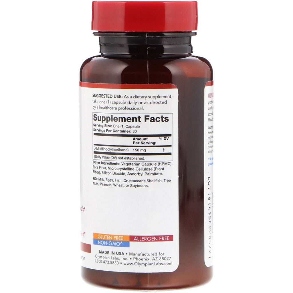 Olympian Labs, DIM-150, 30 Vegetarian Capsules