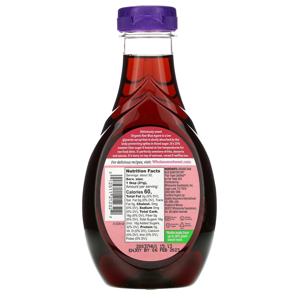 Sund, rå blå agave, 23,5 oz (666)