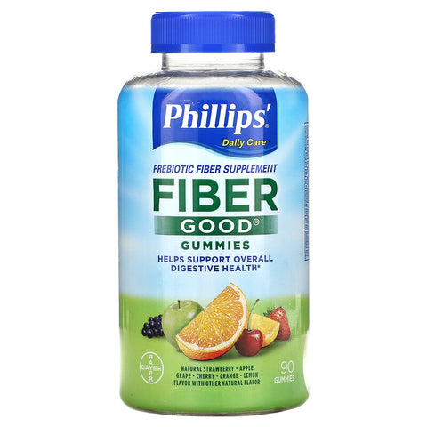 Phillips, Fiber Good Gummies, Assorted Flavors, 90 Gummies.