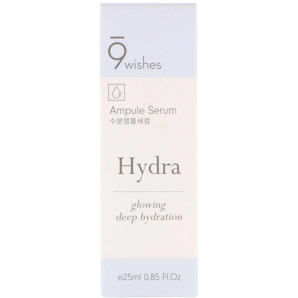 9Wishes, Ampule Serum, Hydra, 0,85 fl oz (25 ml)
