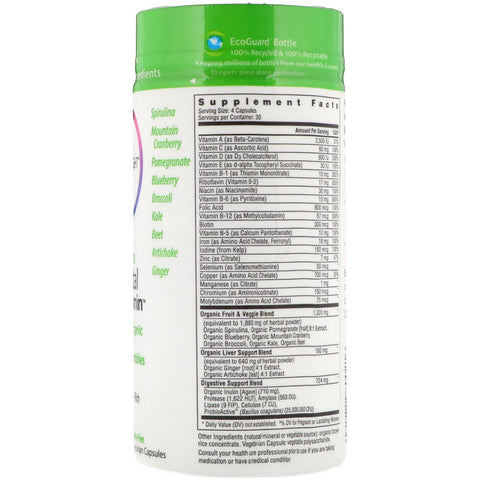 Rainbow Light, Certified Prenatal Multivitamin, 120 Vegetarian Capsules