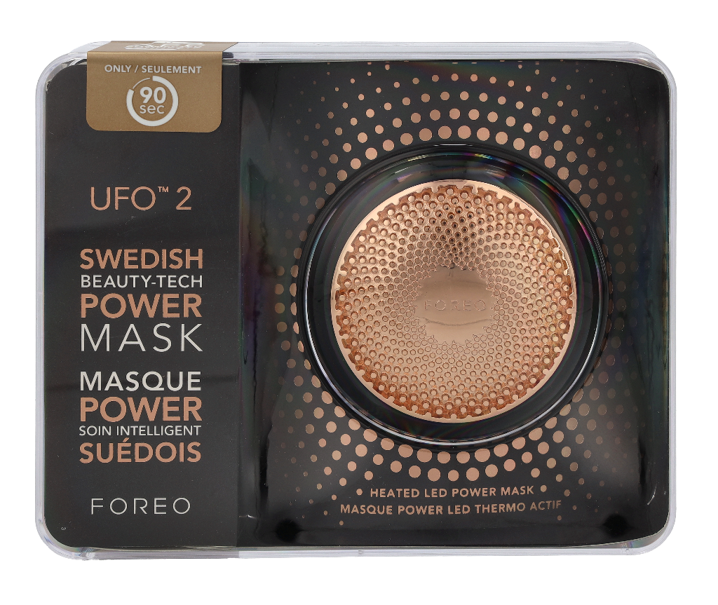 Foreo Ufo 2 Power Mask &amp; Light Therapy - Sort 1 stk