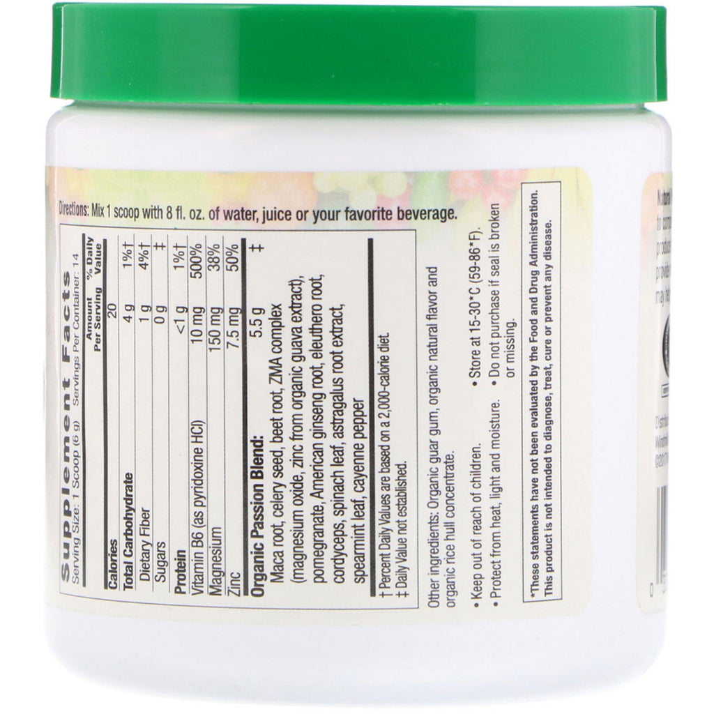 Beyond Fresh, Passion Booster, Libido Formula med Maca &amp; Ginseng, Natural Flavor, 2,96 oz (84 g)