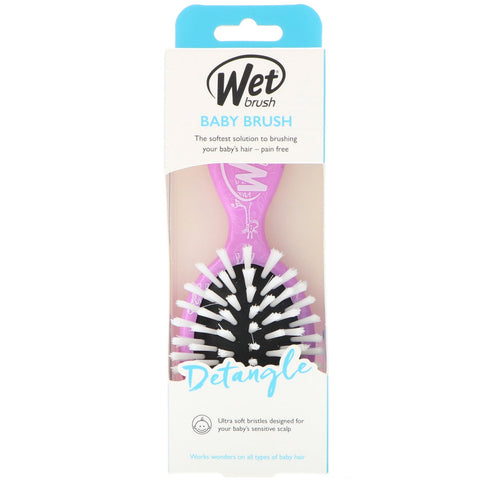 Wet Brush, Baby Brush, Detangle, Giraffe, 1 Brush