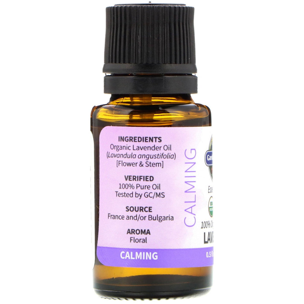 Garden of Life, 100%  & Pure, Essential Oils, Calming, Lavender, 0.5 fl oz (15 ml)