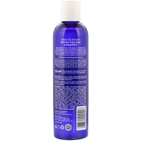 Jason Natural, tynd til tyk, ekstra volumen shampoo, 8 fl oz (237 ml)