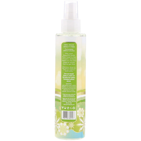 Pacifica, Tahitian Gardenia Perfumed Hair & Body Mist, 6 fl oz (177 ml)