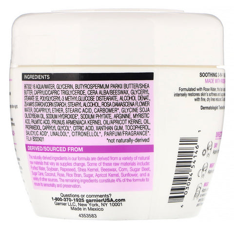 Garnier, SkinActive, Soothing 3-in-1 Moisturizer with  Rose Water, 6.75 fl oz (200 ml)