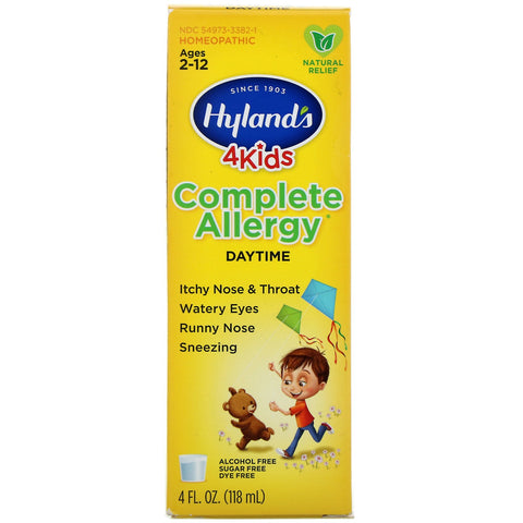 Hyland's, 4 Kids, Complete Allergy, Daytime, 4 fl oz (118 ml)