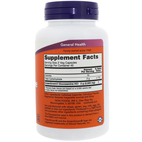 Now Foods, Vegetarian Glucosamine '1000' , 90 Veg Capsules