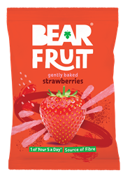 BEAR BEAR Fruit Gently Baked Strawberries 35g